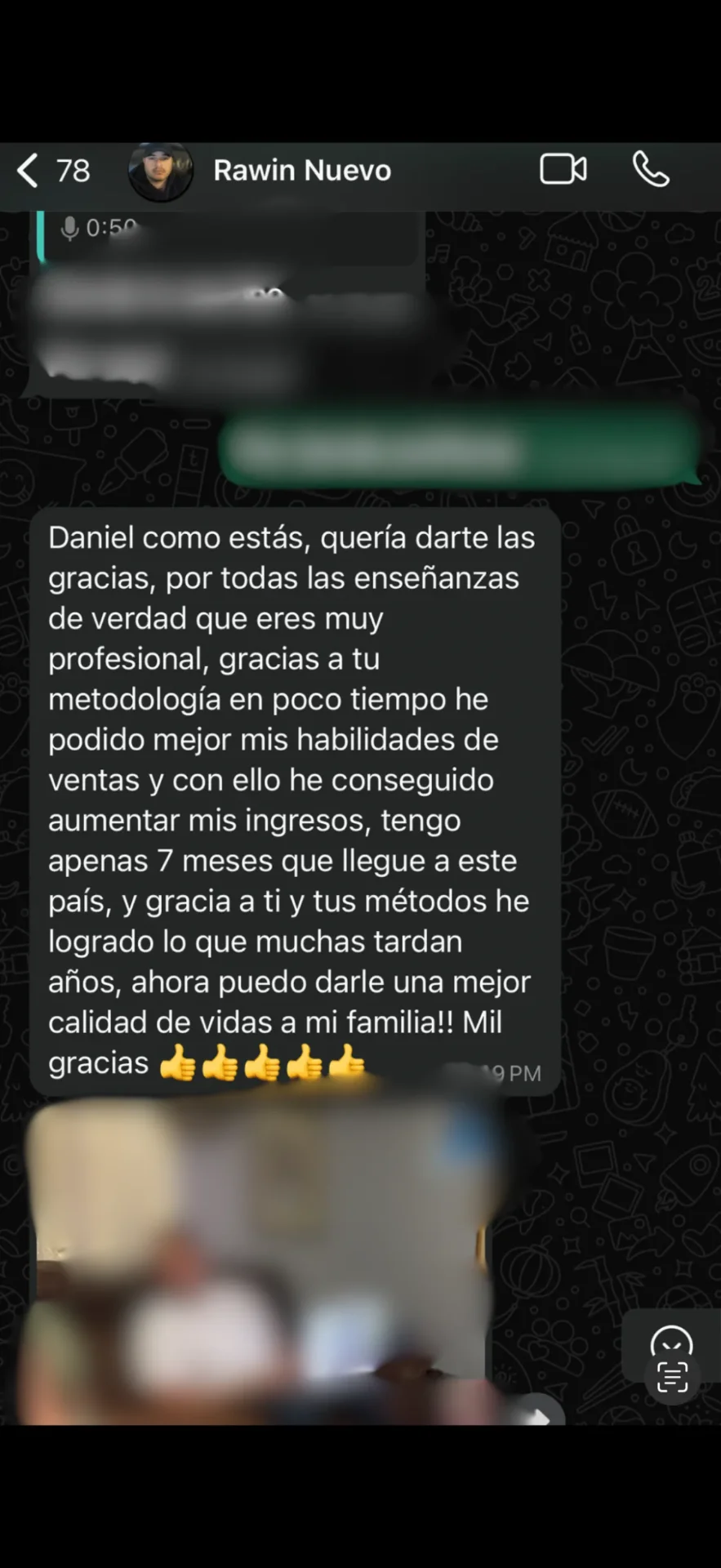 Testimonio de Rawin
